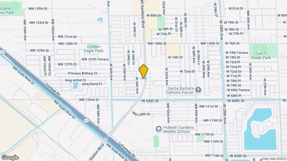 7071 W 33rd Ln Map and Location Details