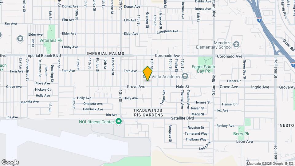 1279 Granger St, Unit 1 Map and Location Details