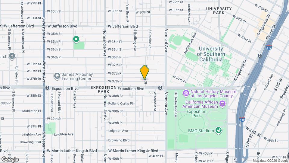 1202 W 37th Dr Mapa y Detalles de la Ubicación