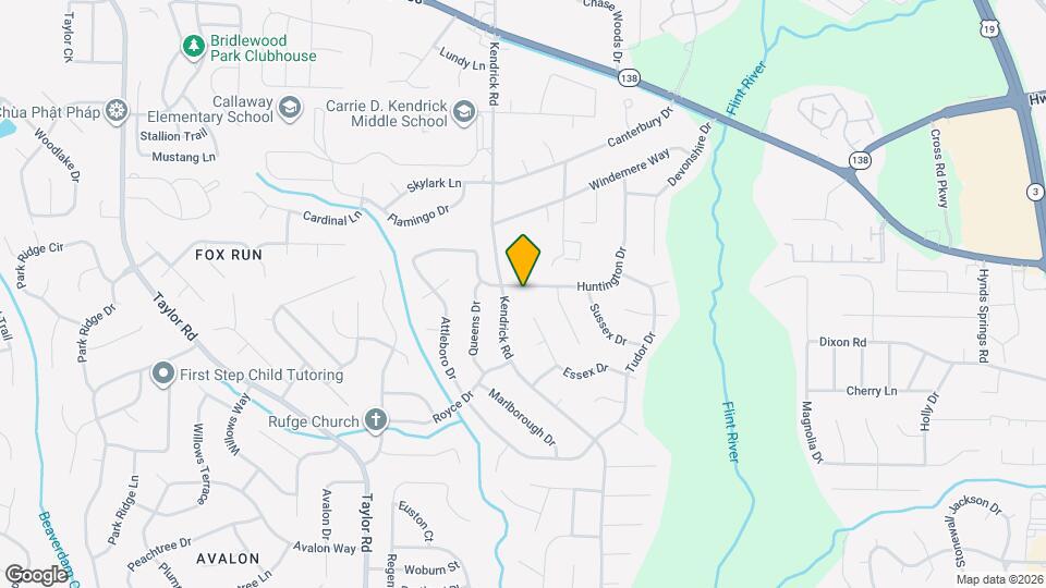 8206 Huntington Dr Map and Location Details