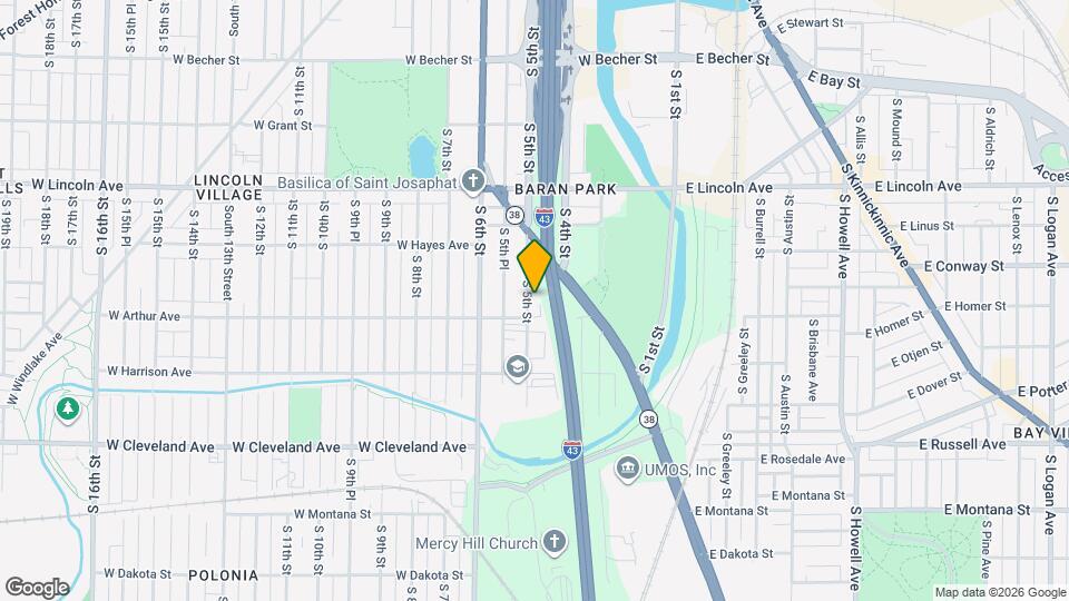 2482 S 5th St Map and Location Details