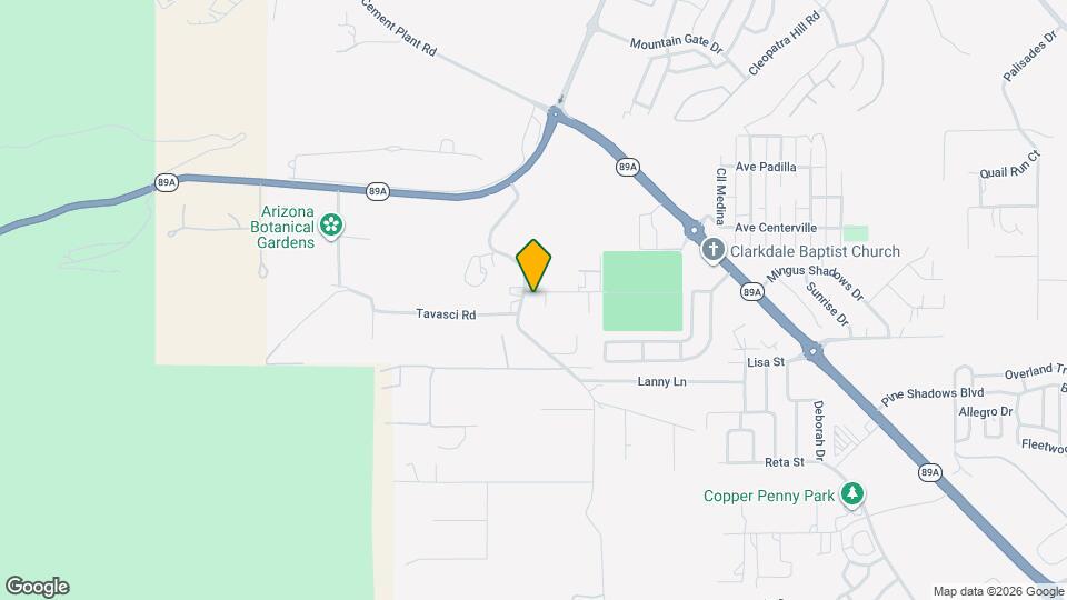 1121 Old Jerome Hwy Map and Location Details