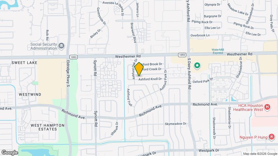 12838 Ashford Knoll Dr Map and Location Details