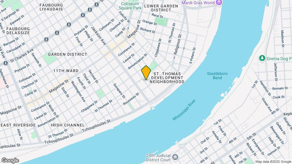 623 Josephine Dr Mapa y Detalles de la Ubicación