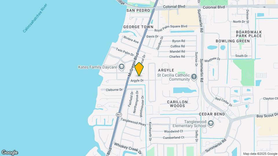 1419 Argyle Dr Map and Location Details