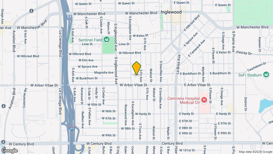 218 W Buckthorn St Mapa y Detalles de la Ubicación