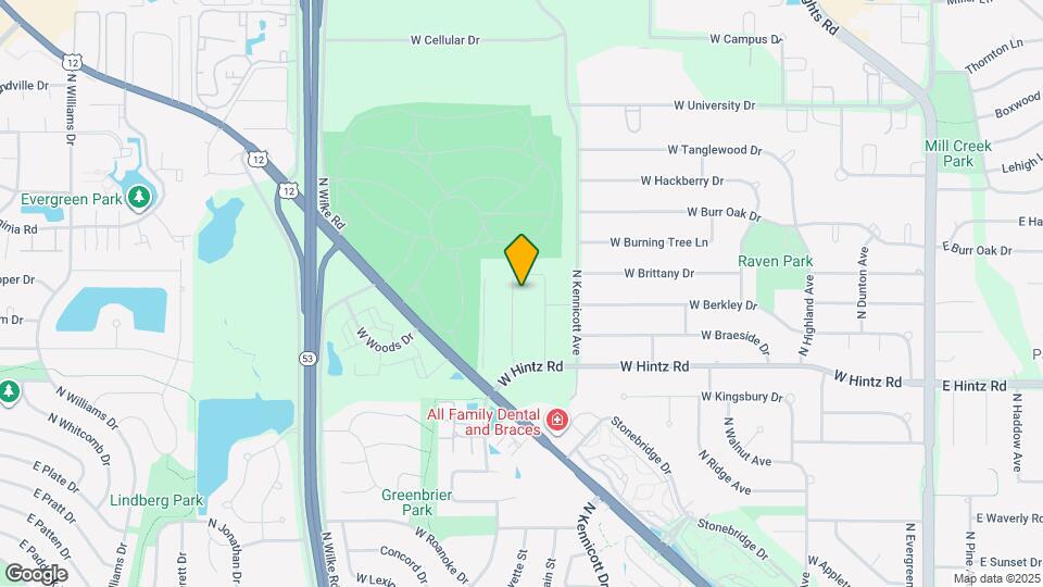 2811 N Harvard Ave Map and Location Details