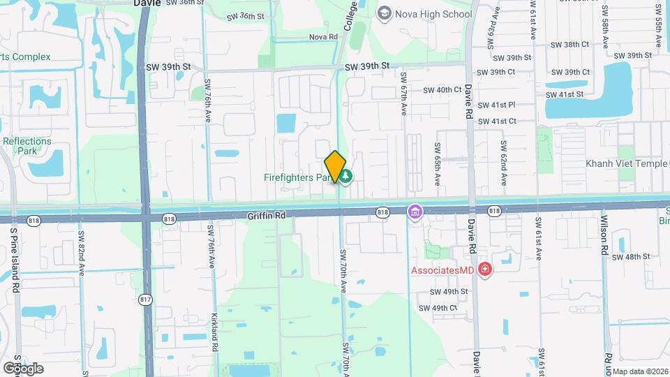 4401 SW 70th Ter Map and Location Details