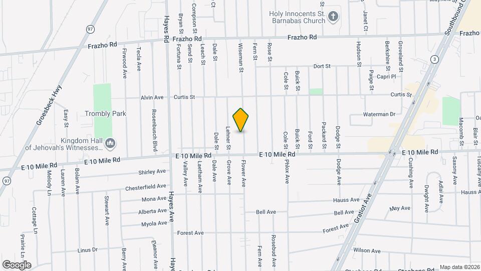 25163 Wiseman St Map and Location Details