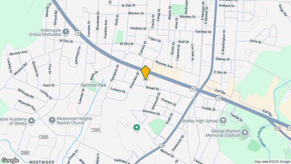824 Hamrick St Map and Location Details