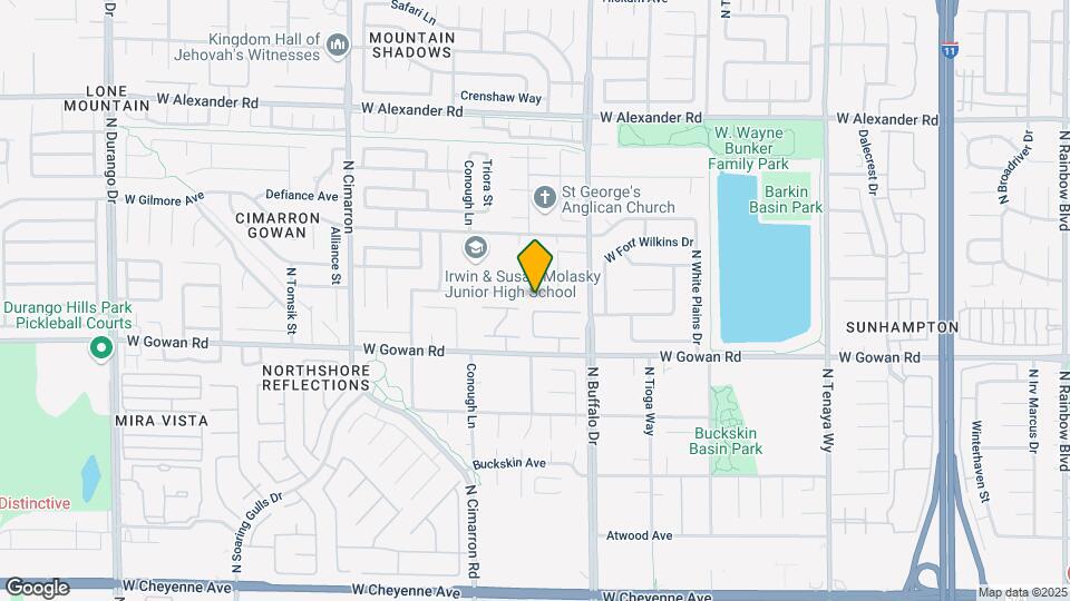 7376 N Decatur Blvd Map and Location Details