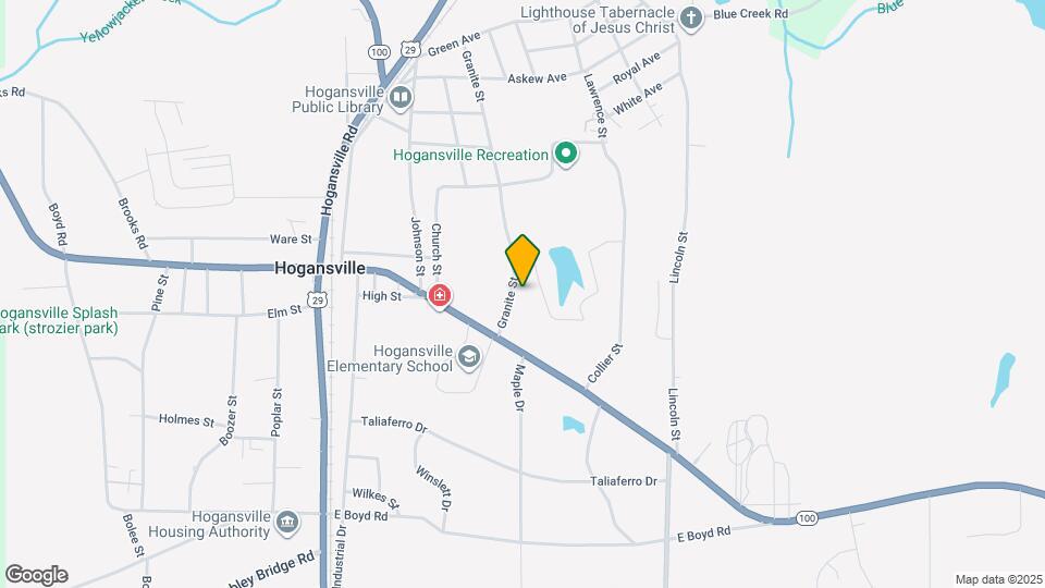 105 Granite St Map and Location Details