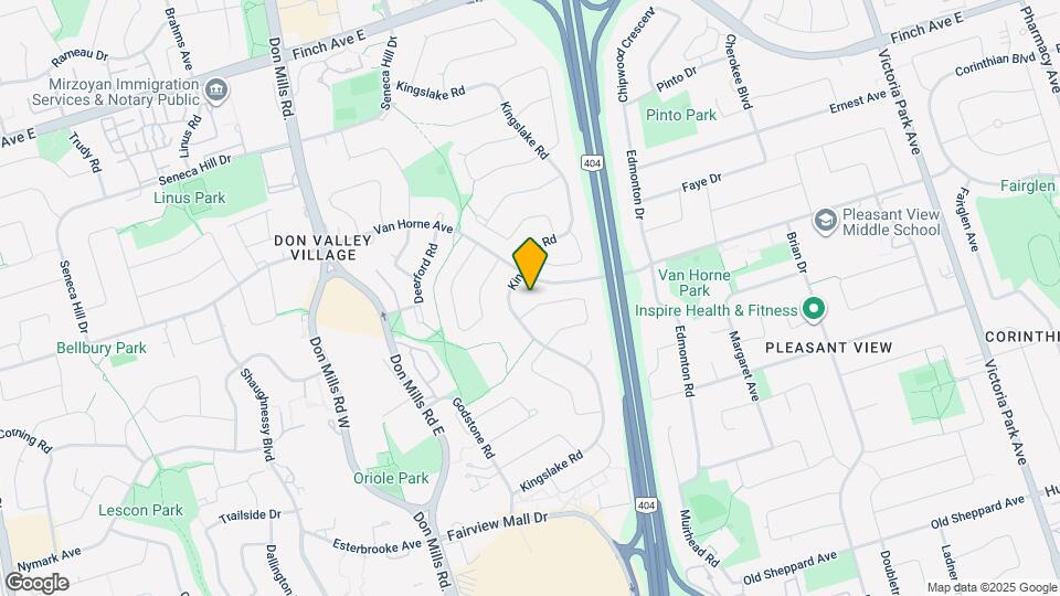 55 Waddington Crescent Map and Location Details