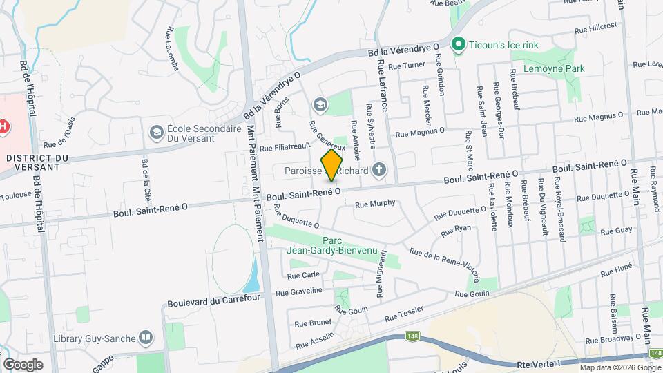 493 Boul. Saint-René O Map and Location Details