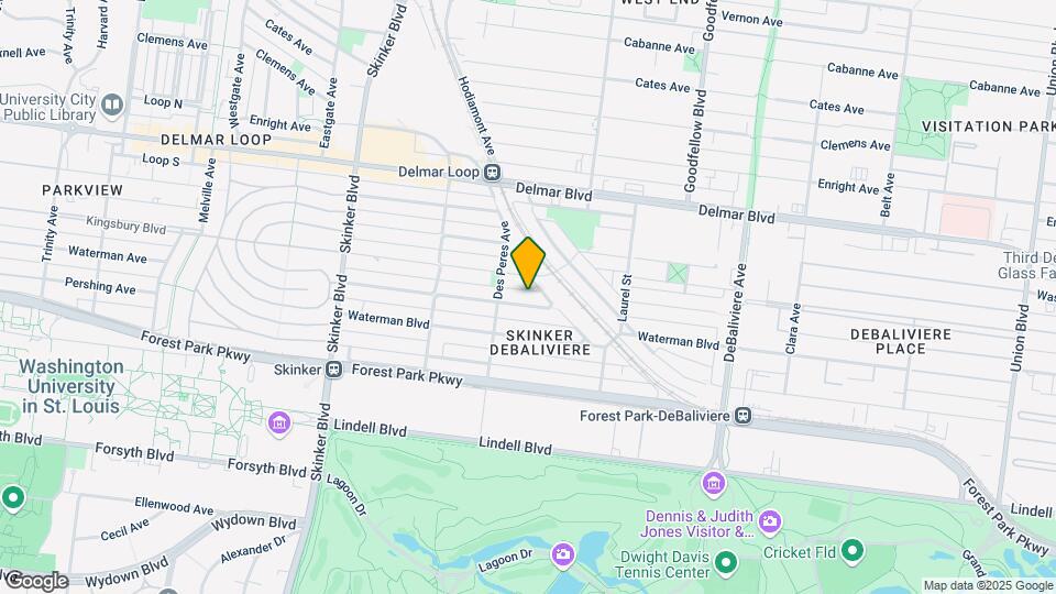 5919 McPherson Ave Map and Location Details