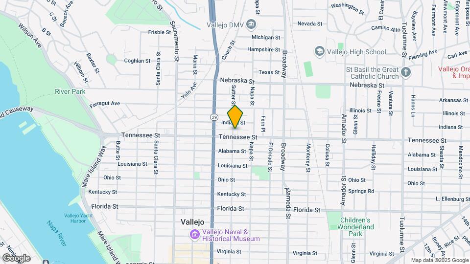 1706-1708 Sutter St Map and Location Details