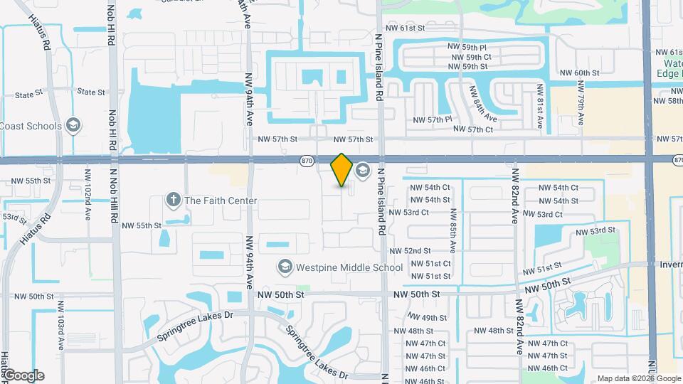 5500 NW 90th Ter Map and Location Details