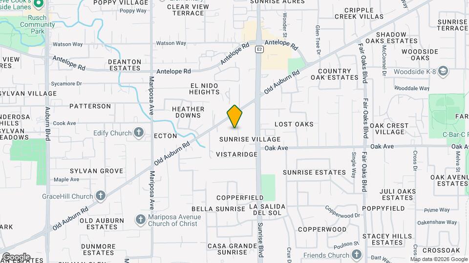 7449 Tiara Way Map and Location Details