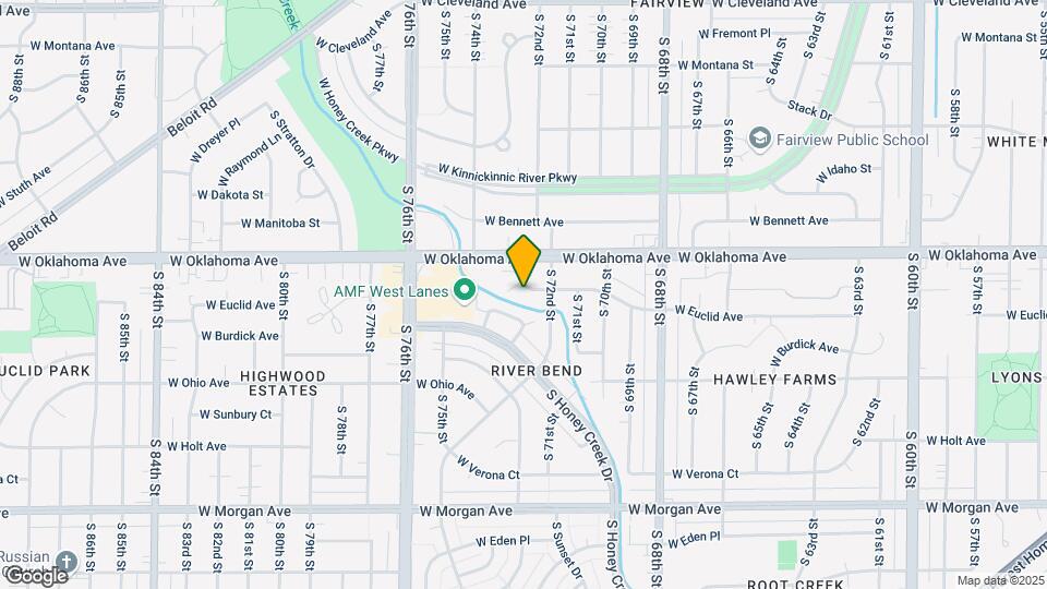 7233 W Lakefield Dr Map and Location Details