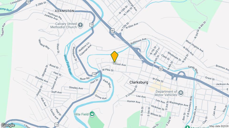 759 Locust Ave, Unit A Map and Location Details