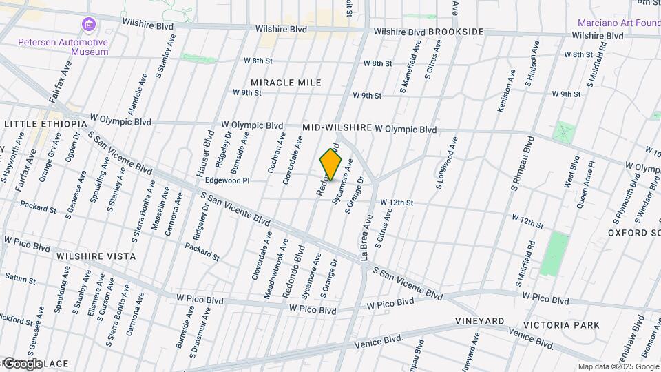 1108 S Redondo Blvd, Unit 1108 Mapa y Detalles de la Ubicación