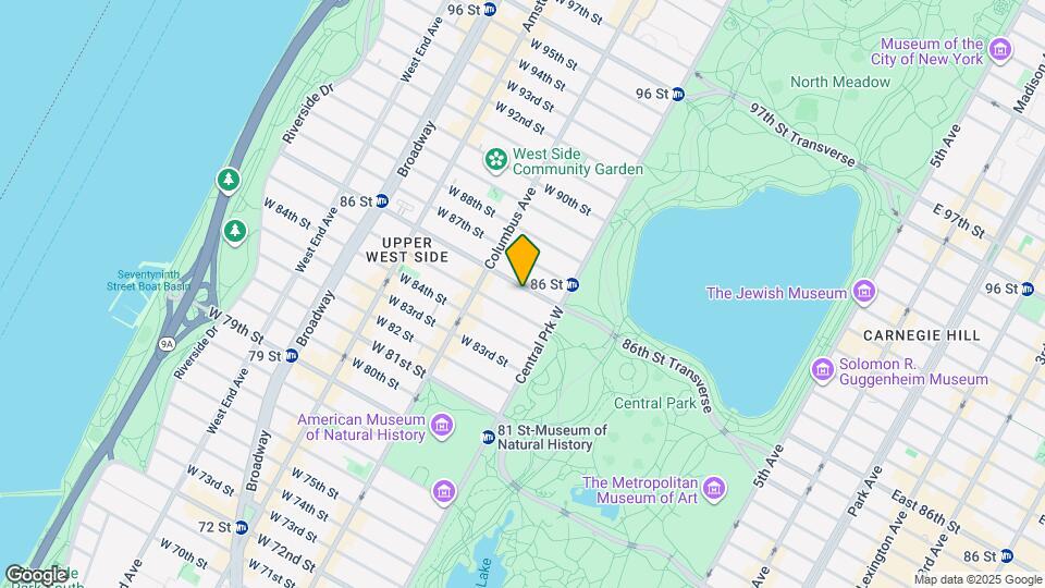 20 W 86th St Map and Location Details
