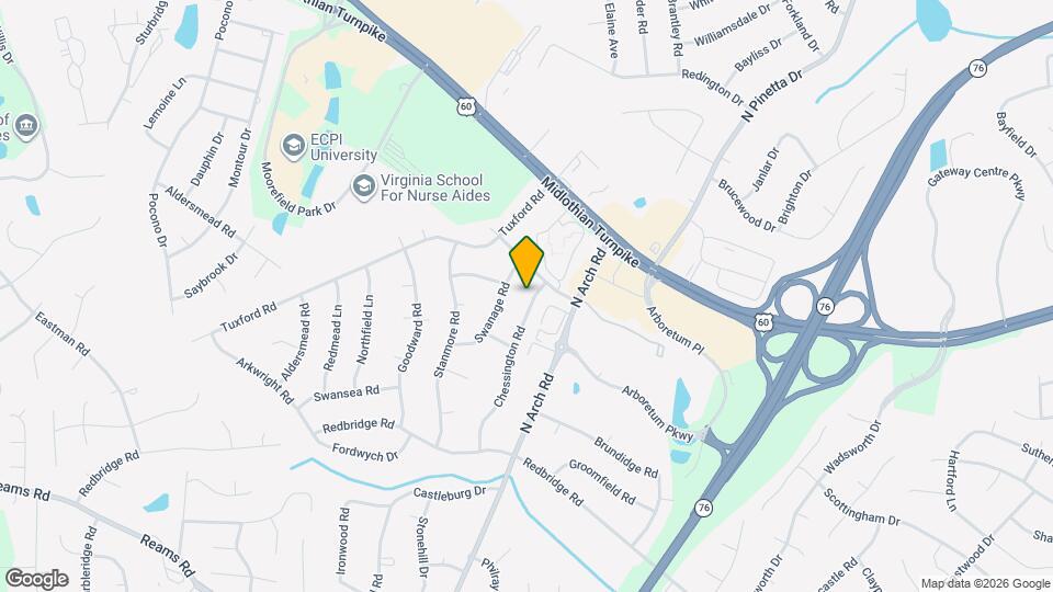 236 Chessington Rd Map and Location Details