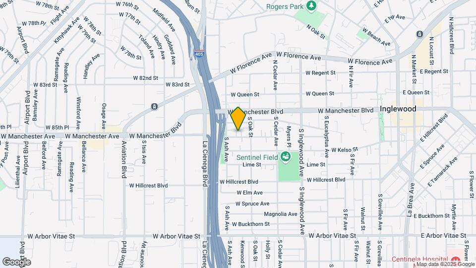 619 Nectarine St Map and Location Details