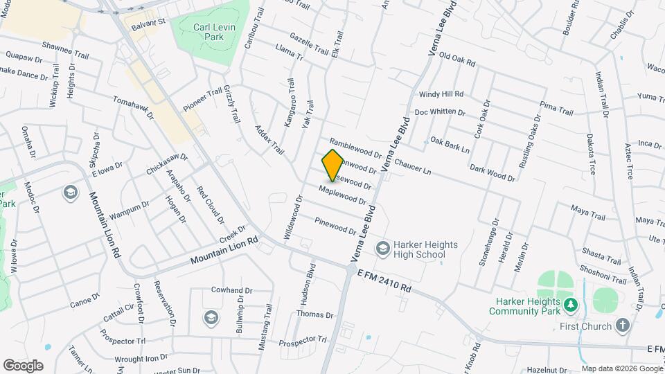 915 Maplewood Dr Map and Location Details