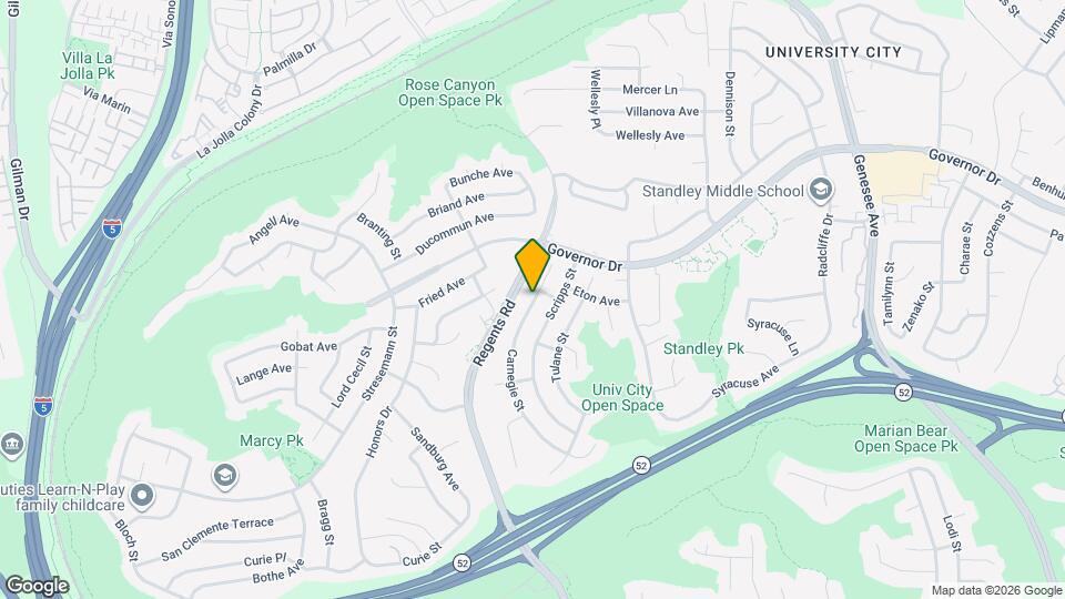 5968 Carnegie St Map and Location Details