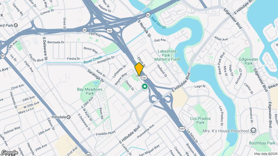 1343 Wayne Way Map and Location Details