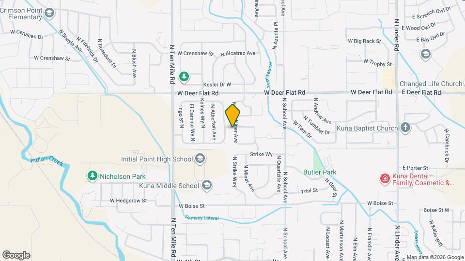 1257 N Forty Niner Ave Mapa y Detalles de la Ubicación