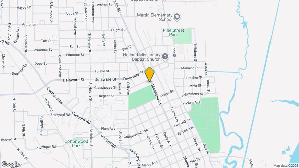 2915 Magnolia St Map and Location Details