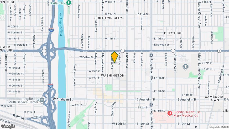 1630 Chestnut Ave, Unit 1630 Chestnut Avenue Mapa y Detalles de la Ubicación