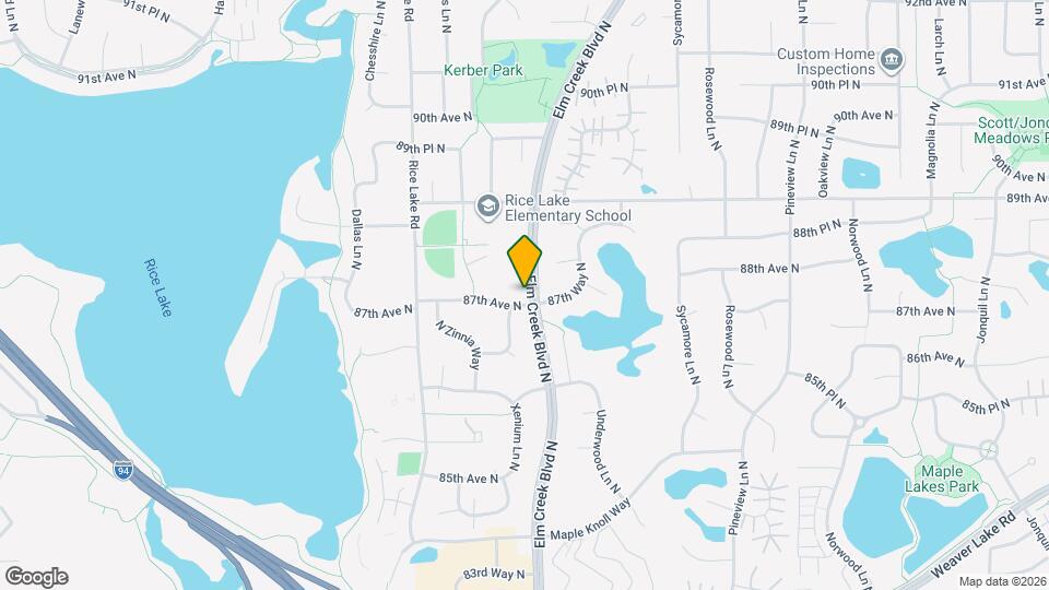 13530 87th Ave N Map and Location Details