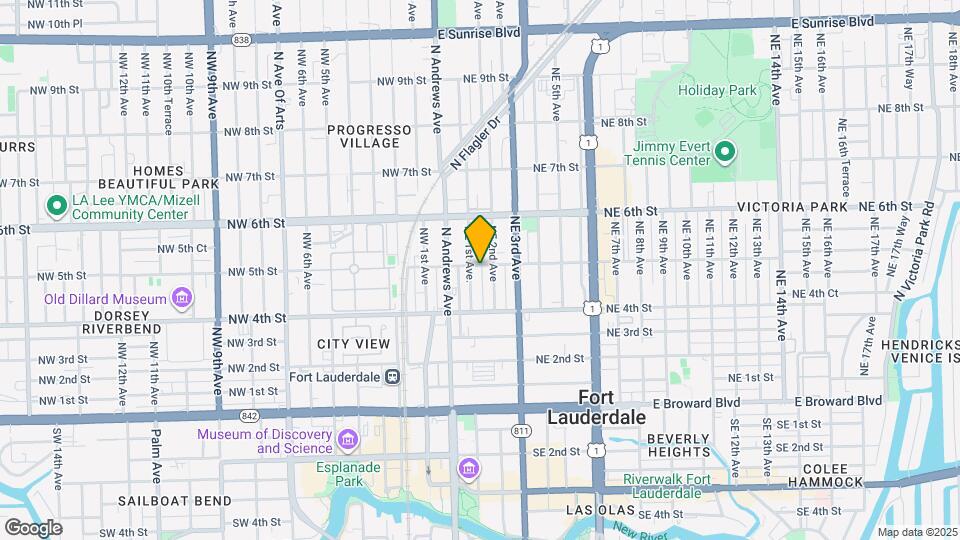 104 NE 5th St Map and Location Details