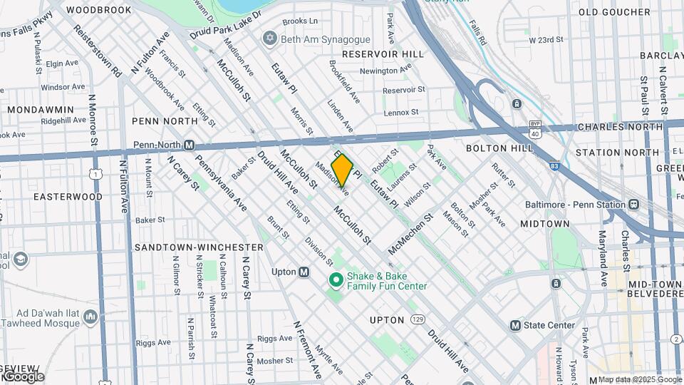 1906 Madison Ave Map and Location Details