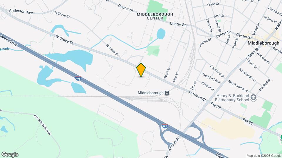 Middleborough Station Map and Location Details