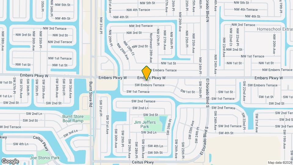 2801 SW Embers Terrace Map and Location Details