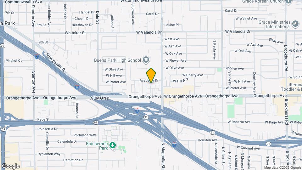 8906 Jasmine Dr Map and Location Details