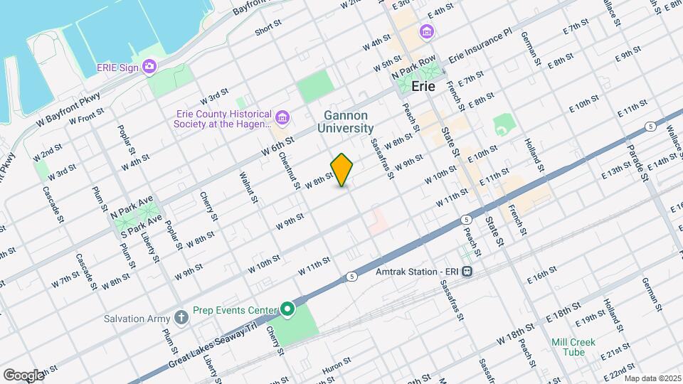 306 W 9th St Map and Location Details
