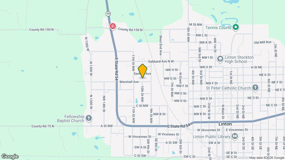 998 Marshall Ave Map and Location Details