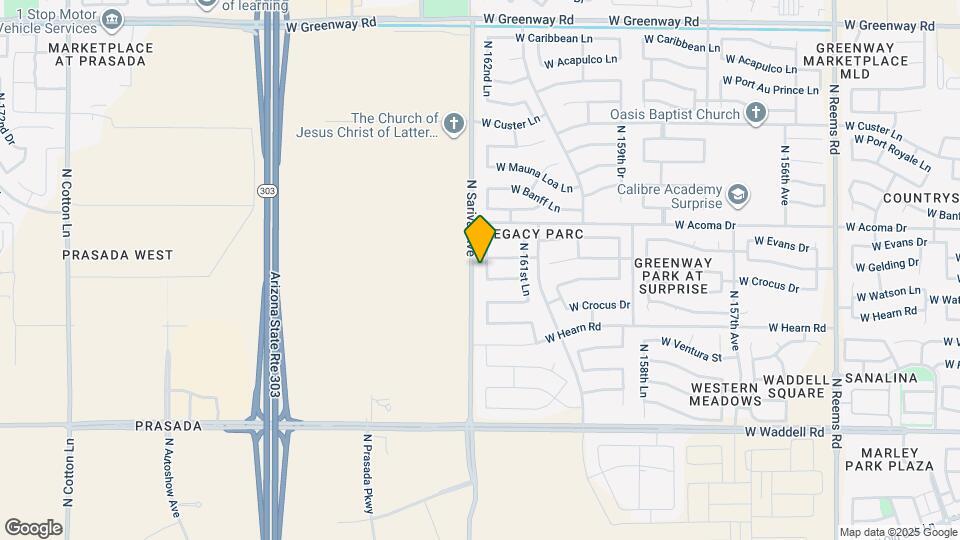 14436 N 162nd Ln Mapa y Detalles de la Ubicación