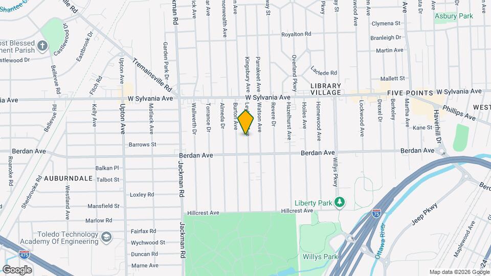 3833 Leybourn Ave Map and Location Details