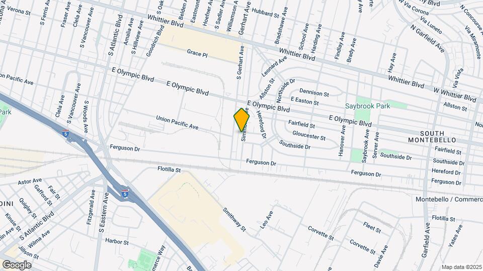 1405 Simmons Ave Map and Location Details