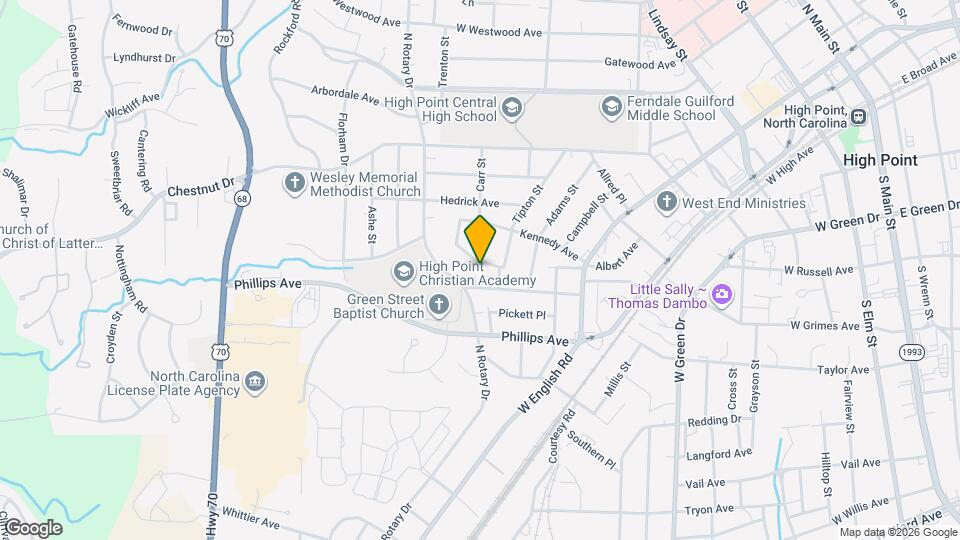 511 Everett Ln Map and Location Details