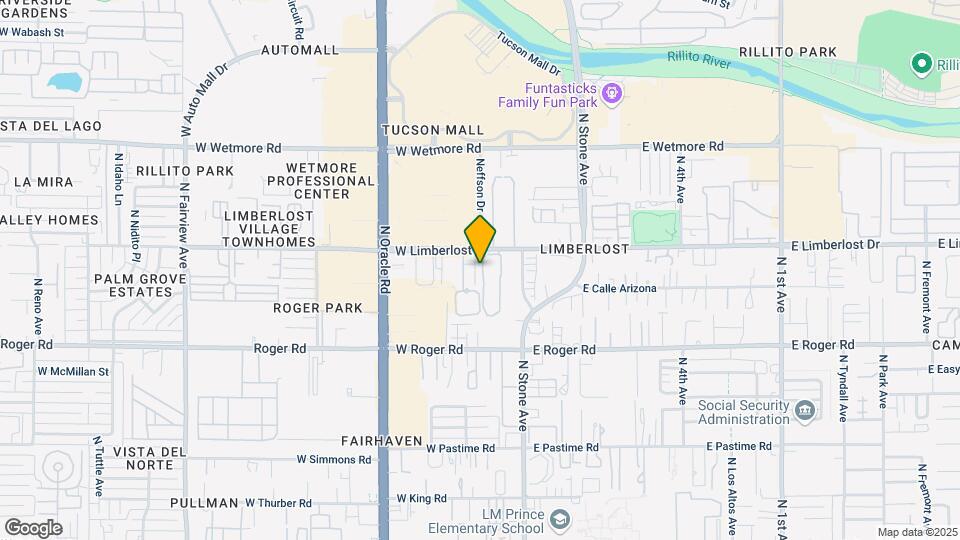 201 W Limberlost Dr Mapa y Detalles de la Ubicación