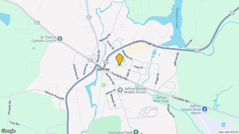 Jaffrey Village Mapa y Detalles de la Ubicación
