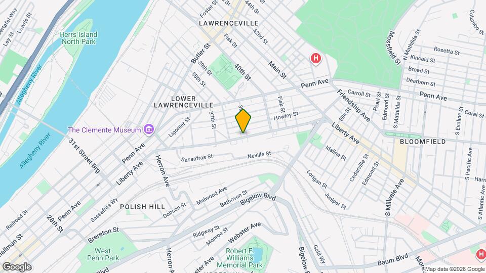 3827 Liberty Ave Map and Location Details