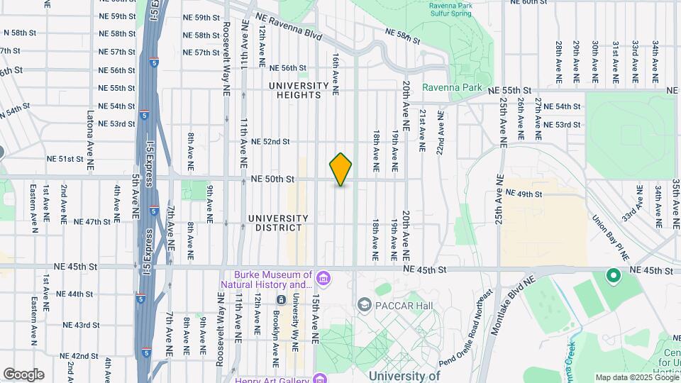 4746 16th Ave NE Mapa y Detalles de la Ubicación